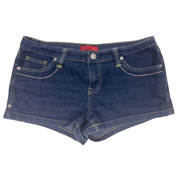 1955 Vintage Pants - 1955 Vintage Premium Brand DARK BLUE JEAN SHORT SHORTS SIZE 9 Women's